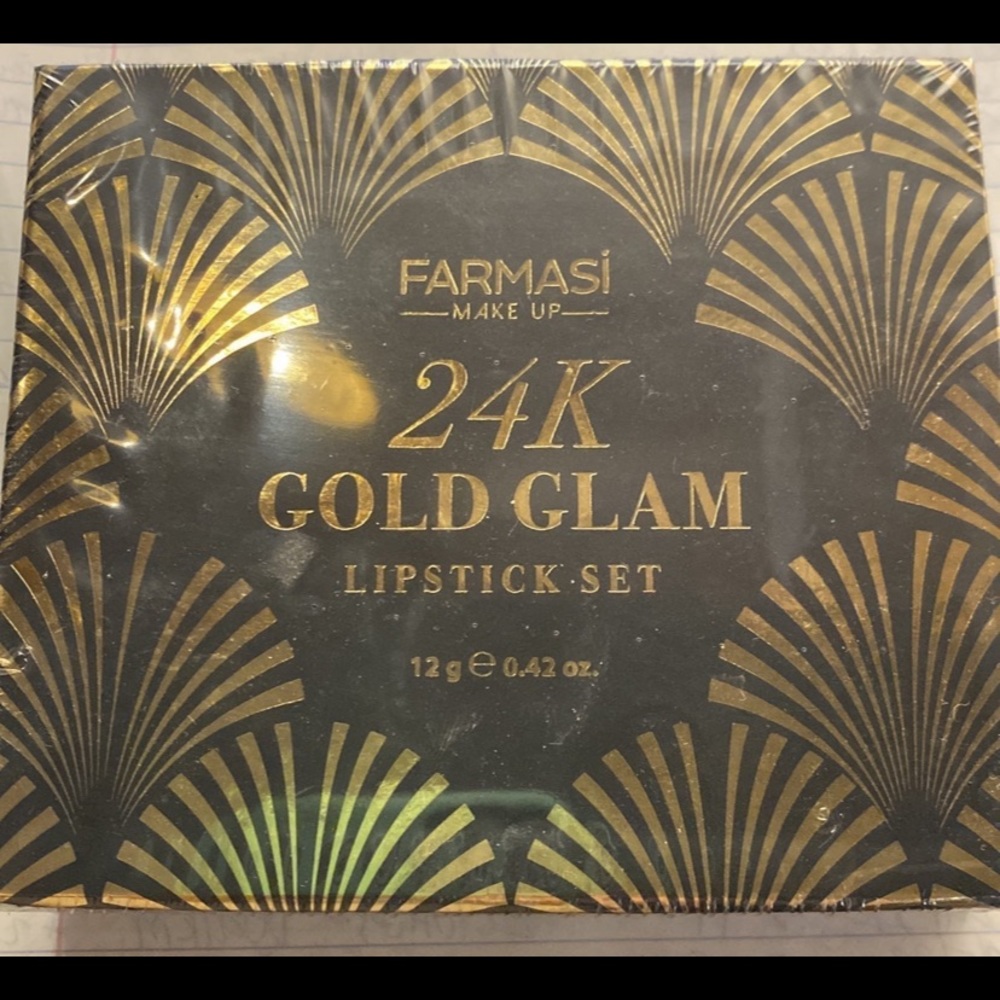 Farmasi Makeup - 24k Gold Glam Lipstick Set